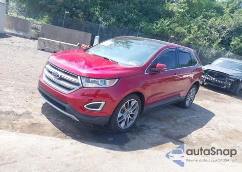 2016 Ford Edge Titanium from USA, damaged, VIN 2FMPK4K93GBB30449